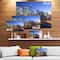 Designart - Chicago River with Bridges at Sunset - Cityscape Canvas Print